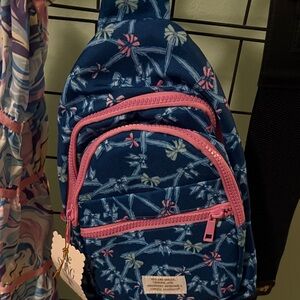 Simply Southern Blue and Pink Sling Bag